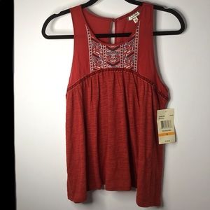 Eyeshadow Embroidered Top Size S